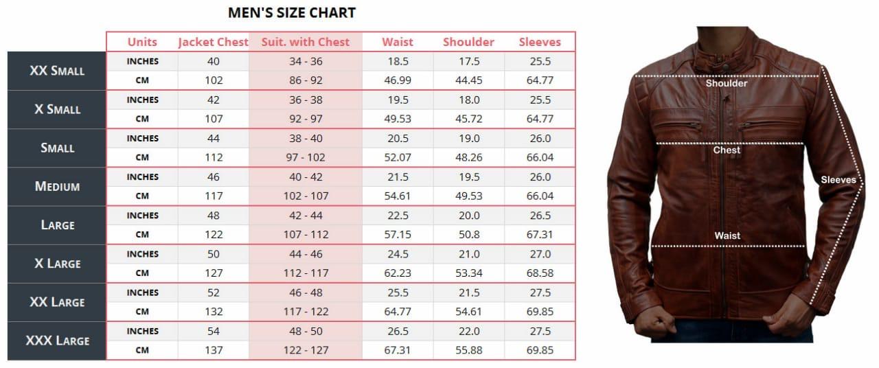 Men’s Black Leather Trucker Jacket with Buttoned Flap Chest Pockets - Image 3