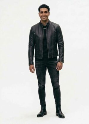 Men's Urban Edge Black Leather Jacket